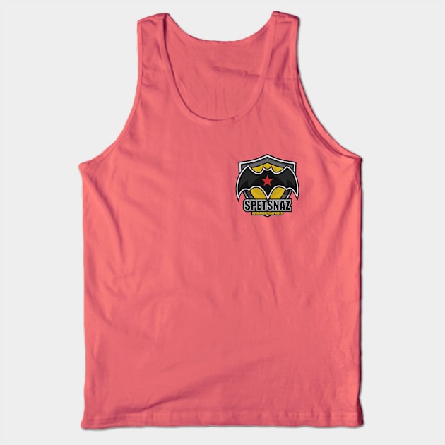 Spetsnaz - Russian Special Forces (Small logo) Tank Top by TCP